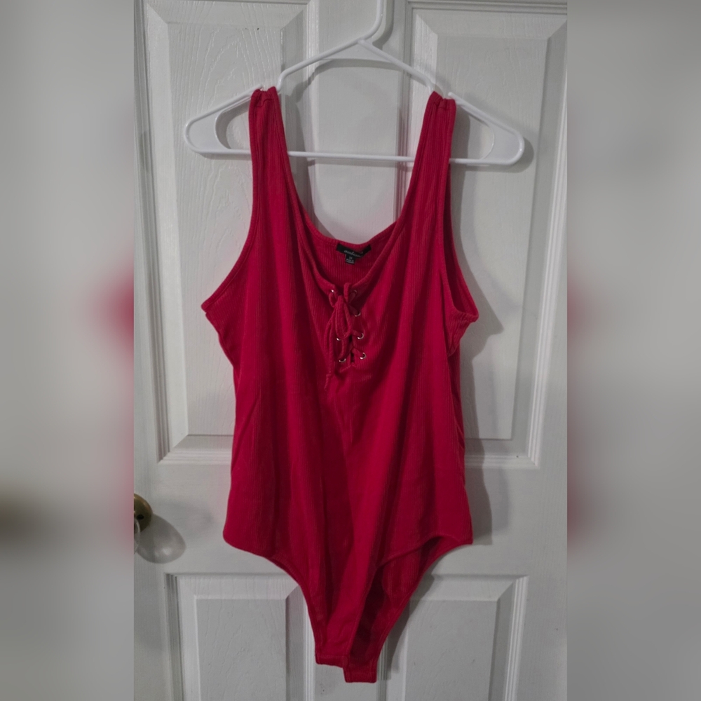 Rue21 Red Tank Top Bodysuit